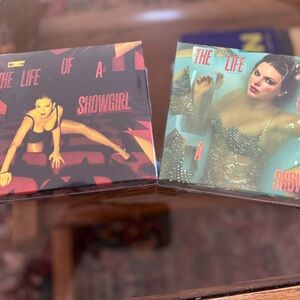 Taylor Swift Showgirl CD Collection - Black and Green Covers